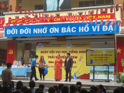 NGÀY HỘI VUI HỌC TIẾNG ANH TRẢI NGHIỆM STEM THCS BÌNH AN