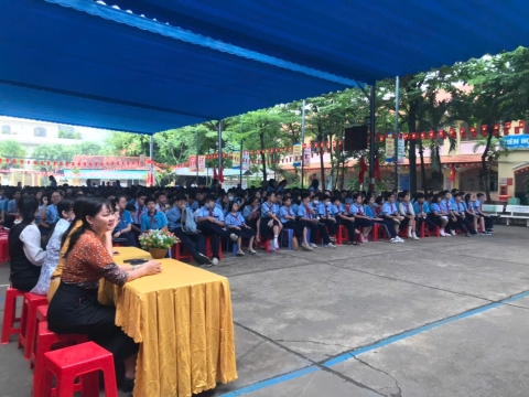 NGÀY HỘI VUI HỌC TIẾNG ANH TRẢI NGHIỆM STEM THCS AN PHÚ