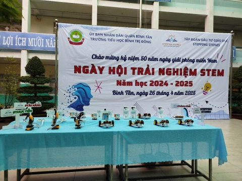 NGÀY HỘI TRẢI NGHIỆM STEM TẠI TRƯỜNG TIỂU HỌC BÌNH TRỊ ĐÔNG