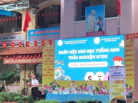NGÀY HỘI VUI HỌC TIẾNG ANH TRẢI NGHIỆM STEM THCS AN PHÚ