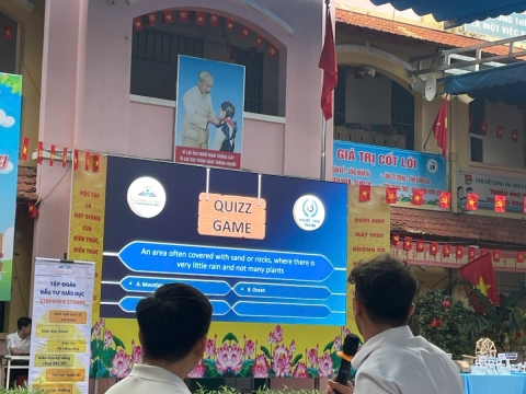 NGÀY HỘI VUI HỌC TIẾNG ANH TRẢI NGHIỆM STEM THCS AN PHÚ