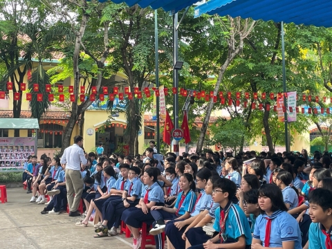 NGÀY HỘI VUI HỌC TIẾNG ANH TRẢI NGHIỆM STEM THCS AN PHÚ