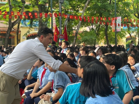 NGÀY HỘI VUI HỌC TIẾNG ANH TRẢI NGHIỆM STEM THCS AN PHÚ