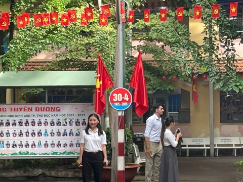 NGÀY HỘI VUI HỌC TIẾNG ANH TRẢI NGHIỆM STEM THCS AN PHÚ