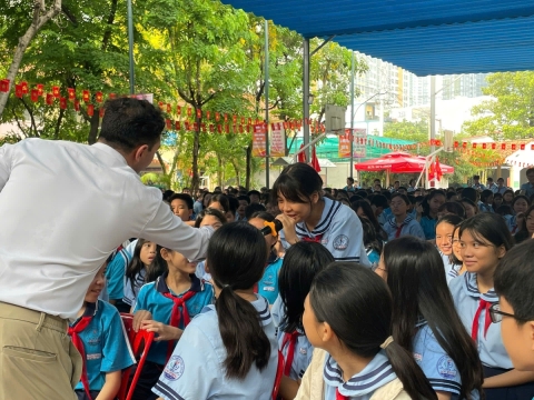 NGÀY HỘI VUI HỌC TIẾNG ANH TRẢI NGHIỆM STEM THCS AN PHÚ