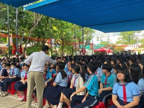 NGÀY HỘI VUI HỌC TIẾNG ANH TRẢI NGHIỆM STEM THCS AN PHÚ