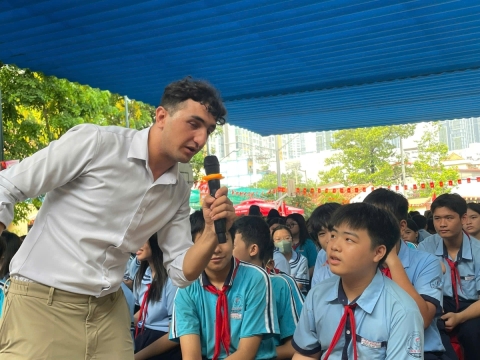 NGÀY HỘI VUI HỌC TIẾNG ANH TRẢI NGHIỆM STEM THCS AN PHÚ