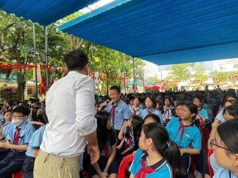 NGÀY HỘI VUI HỌC TIẾNG ANH TRẢI NGHIỆM STEM THCS AN PHÚ