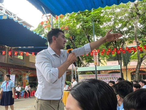 NGÀY HỘI VUI HỌC TIẾNG ANH TRẢI NGHIỆM STEM THCS AN PHÚ