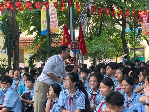 NGÀY HỘI VUI HỌC TIẾNG ANH TRẢI NGHIỆM STEM THCS AN PHÚ