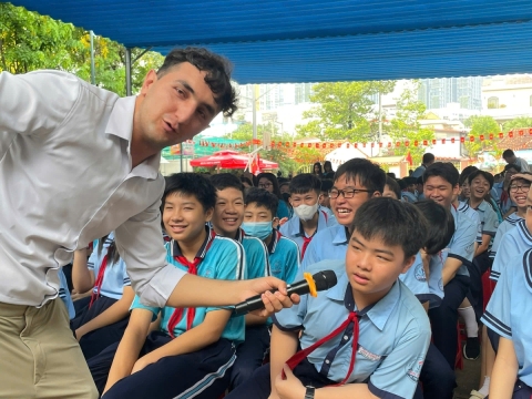 NGÀY HỘI VUI HỌC TIẾNG ANH TRẢI NGHIỆM STEM THCS AN PHÚ