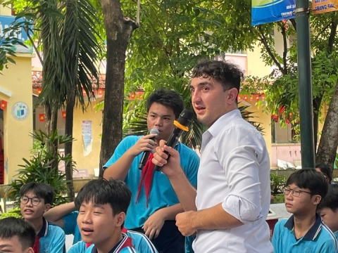 NGÀY HỘI VUI HỌC TIẾNG ANH TRẢI NGHIỆM STEM THCS AN PHÚ
