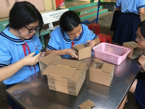 NGÀY HỘI VUI HỌC TIẾNG ANH TRẢI NGHIỆM STEM THCS AN PHÚ