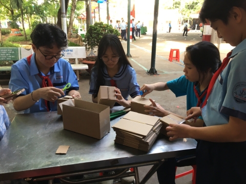 NGÀY HỘI VUI HỌC TIẾNG ANH TRẢI NGHIỆM STEM THCS AN PHÚ