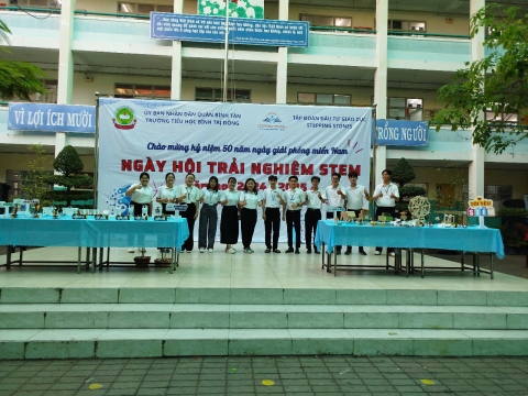 NGÀY HỘI TRẢI NGHIỆM STEM TẠI TRƯỜNG TIỂU HỌC BÌNH TRỊ ĐÔNG