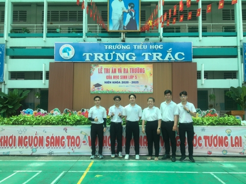Lễ Tri Ân Và Ra Trường Của Học Sinh Lớp 5 Trưng Trắc 27 /05/2025
