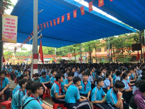 NGÀY HỘI VUI HỌC TIẾNG ANH TRẢI NGHIỆM STEM THCS AN PHÚ