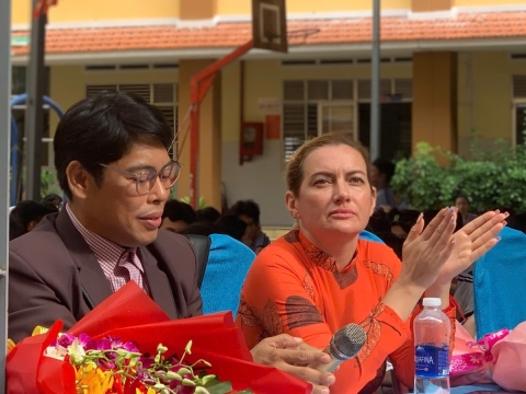 NGÀY HỘI VUI HỌC TIẾNG ANH TRẢI NGHIỆM STEM THCS BÌNH AN