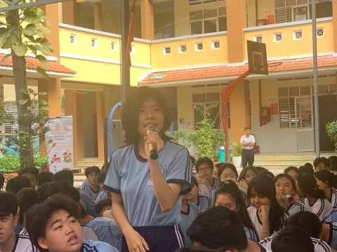 NGÀY HỘI VUI HỌC TIẾNG ANH TRẢI NGHIỆM STEM THCS BÌNH AN