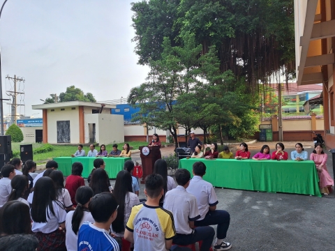 STEPPING STONES EDUCATION ĐỒNG HÀNH CÙNG THPT THOẠI NGỌC HẦU CHÀO ĐÓN HỌC SINH VÀ PHHS KHỐI 10 NĂM HỌC 2026 - 2027