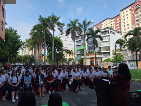 STEPPING STONES EDUCATION ĐỒNG HÀNH CÙNG THPT THOẠI NGỌC HẦU CHÀO ĐÓN HỌC SINH VÀ PHHS KHỐI 10 NĂM HỌC 2026 - 2027