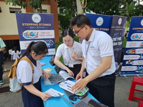 STEPPING STONES EDUCATION ĐỒNG HÀNH CÙNG THPT THOẠI NGỌC HẦU CHÀO ĐÓN HỌC SINH VÀ PHHS KHỐI 10 NĂM HỌC 2026 - 2027