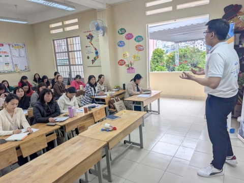 STEPPING STONES EDUCATION Tập huấn về giáo dục STEM và Trí tuệ nhân tạo cho trường tiểu học Mê Linh - Đà Lạt ngày 10-8-2026