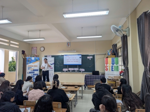 STEPPING STONES EDUCATION Tập huấn về giáo dục STEM và Trí tuệ nhân tạo cho trường tiểu học Mê Linh - Đà Lạt ngày 10-8-2026