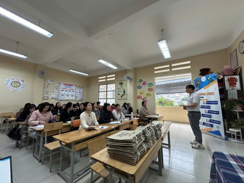 STEPPING STONES EDUCATION Tập huấn về giáo dục STEM và Trí tuệ nhân tạo cho trường tiểu học Mê Linh - Đà Lạt ngày 10-8-2026