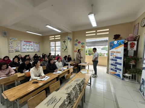 STEPPING STONES EDUCATION Tập huấn về giáo dục STEM và Trí tuệ nhân tạo cho trường tiểu học Mê Linh - Đà Lạt ngày 10-8-2026