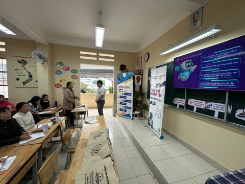 STEPPING STONES EDUCATION Tập huấn về giáo dục STEM và Trí tuệ nhân tạo cho trường tiểu học Mê Linh - Đà Lạt ngày 10-8-2026