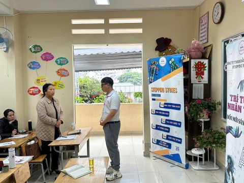 STEPPING STONES EDUCATION Tập huấn về giáo dục STEM và Trí tuệ nhân tạo cho trường tiểu học Mê Linh - Đà Lạt ngày 10-8-2026