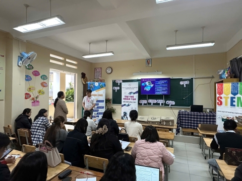 STEPPING STONES EDUCATION Tập huấn về giáo dục STEM và Trí tuệ nhân tạo cho trường tiểu học Mê Linh - Đà Lạt ngày 10-8-2026