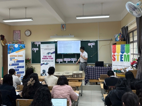 STEPPING STONES EDUCATION Tập huấn về giáo dục STEM và Trí tuệ nhân tạo cho trường tiểu học Mê Linh - Đà Lạt ngày 10-8-2026