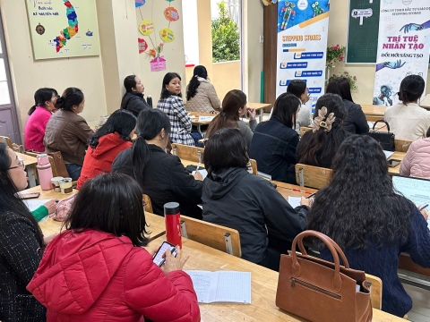 STEPPING STONES EDUCATION Tập huấn về giáo dục STEM và Trí tuệ nhân tạo cho trường tiểu học Mê Linh - Đà Lạt ngày 10-8-2026