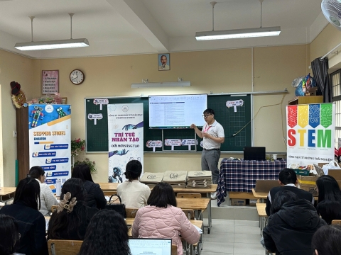 STEPPING STONES EDUCATION Tập huấn về giáo dục STEM và Trí tuệ nhân tạo cho trường tiểu học Mê Linh - Đà Lạt ngày 10-8-2026