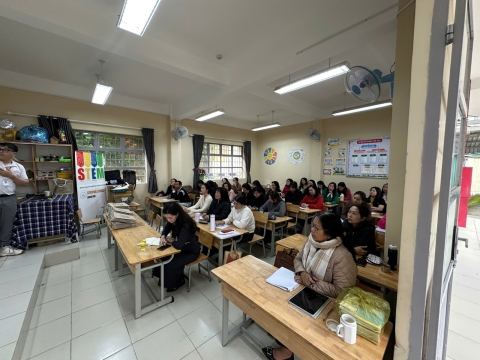 STEPPING STONES EDUCATION Tập huấn về giáo dục STEM và Trí tuệ nhân tạo cho trường tiểu học Mê Linh - Đà Lạt ngày 10-8-2026