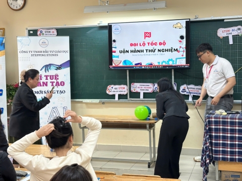 STEPPING STONES EDUCATION Tập huấn về giáo dục STEM và Trí tuệ nhân tạo cho trường tiểu học Mê Linh - Đà Lạt ngày 10-8-2026