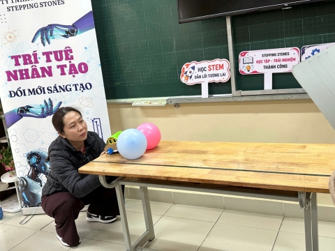 STEPPING STONES EDUCATION Tập huấn về giáo dục STEM và Trí tuệ nhân tạo cho trường tiểu học Mê Linh - Đà Lạt ngày 10-8-2026