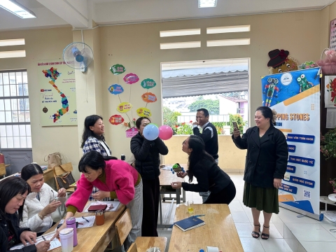 STEPPING STONES EDUCATION Tập huấn về giáo dục STEM và Trí tuệ nhân tạo cho trường tiểu học Mê Linh - Đà Lạt ngày 10-8-2026