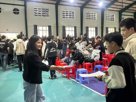 STepping Stones Education đồng hành cùng trường THPT Nguyễn Du- Bảo Lộc  chào đón Hs và PHHs KHỐi 10-2026