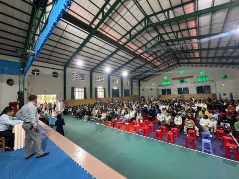 STepping Stones Education đồng hành cùng trường THPT Nguyễn Du- Bảo Lộc  chào đón Hs và PHHs KHỐi 10-2026