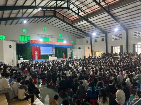STepping Stones Education đồng hành cùng trường THPT Nguyễn Du- Bảo Lộc  chào đón Hs và PHHs KHỐi 10-2026