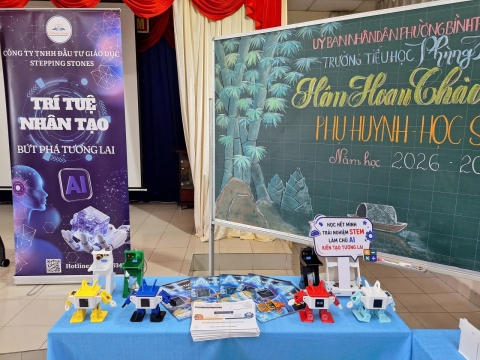 STEPPING STONES EDUCATION ĐỒNG HÀNH CÙNG TRƯỜNG TIỂU HỌC PHÙNG HƯNG CHÀO ĐÓN PHHS KHỐI 1 NĂM.HỌC 2025 - 2026