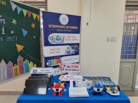 STEPPING STONES EDUCATION ĐỒNG HÀNH CÙNG TRƯỜNG TIỂU HỌC ÂU CƠ TP.HCM CHÀO ĐÓN HỌC SINH KHỐI 1