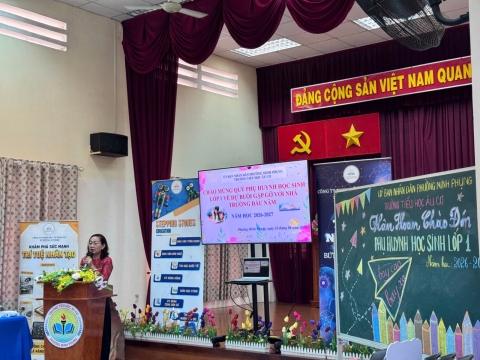 STEPPING STONES EDUCATION ĐỒNG HÀNH CÙNG TRƯỜNG TIỂU HỌC ÂU CƠ TP.HCM CHÀO ĐÓN HỌC SINH KHỐI 1