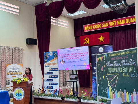 STEPPING STONES EDUCATION ĐỒNG HÀNH CÙNG TRƯỜNG TIỂU HỌC ÂU CƠ TP.HCM CHÀO ĐÓN HỌC SINH KHỐI 1