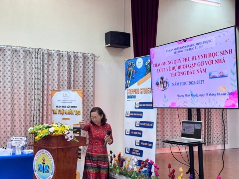 STEPPING STONES EDUCATION ĐỒNG HÀNH CÙNG TRƯỜNG TIỂU HỌC ÂU CƠ TP.HCM CHÀO ĐÓN HỌC SINH KHỐI 1