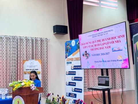 STEPPING STONES EDUCATION ĐỒNG HÀNH CÙNG TRƯỜNG TIỂU HỌC ÂU CƠ TP.HCM CHÀO ĐÓN HỌC SINH KHỐI 1