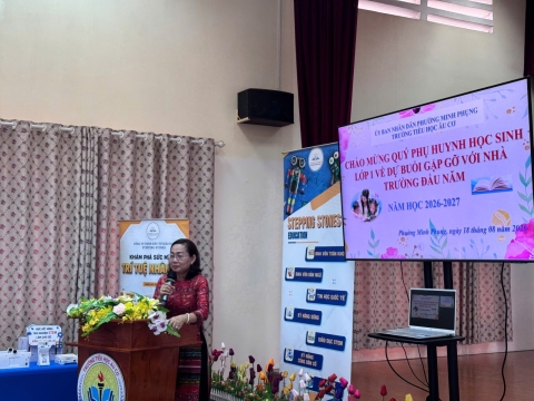 STEPPING STONES EDUCATION ĐỒNG HÀNH CÙNG TRƯỜNG TIỂU HỌC ÂU CƠ TP.HCM CHÀO ĐÓN HỌC SINH KHỐI 1